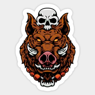 Badass Boar Chief Sticker